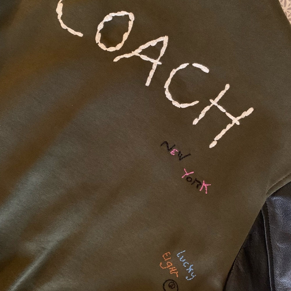 Coach Diary Script Varsity Jacket - image 3